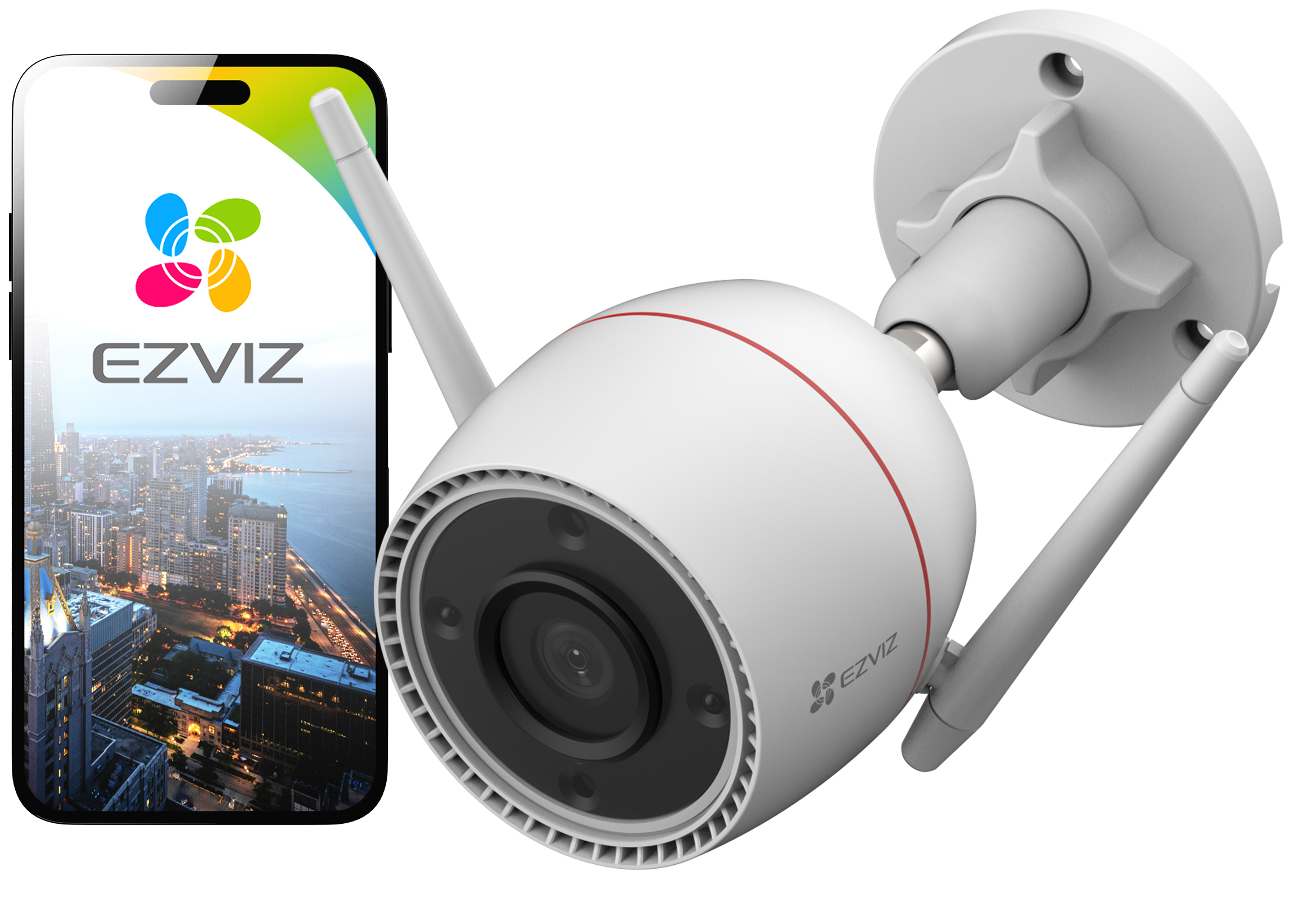 Zestaw do monitoringu Wi-Fi EZVIZ 4x CS-H3C 5Mpx - obrazek 2