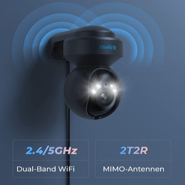 Kamera zewnętrzna Reolink E1 Outdoor czarna | obrotowa | Wifi | Czujnik ruchu z wykrywaniem postaci i pojazdów - obrazek 4