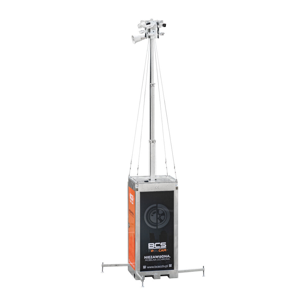 Mobilna wieża monitoringu BCS MOBILCAM P1200 - obrazek 4