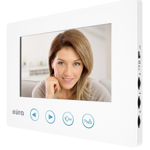 Monitor EURA VDA-06A3 EURA CONNECT biały ekran 7&...