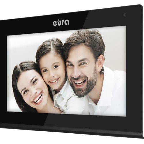 Monitor EURA VDA-08C5 – czarny, dotykowy, LC...