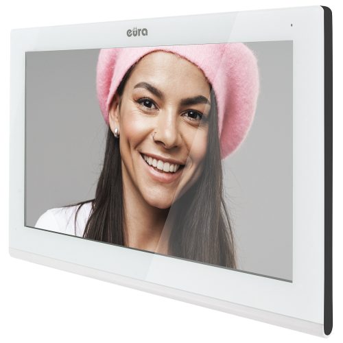 Monitor EURA VDA-09C5 – biały, dotykowy, LC...