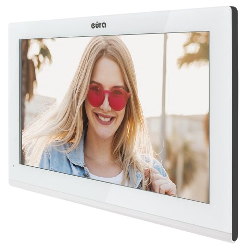 Monitor EURA VDA-10C5 – biały, dotykowy, LC...