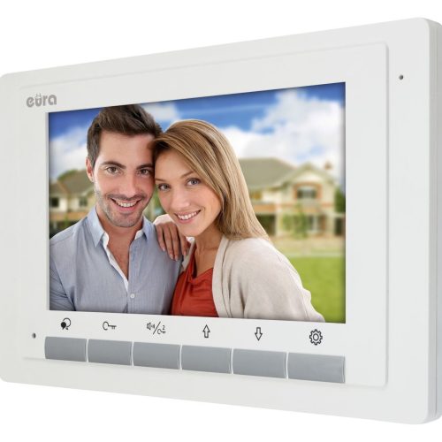 Monitor EURA VDA-49A5 2EASY biały ekran 7”
