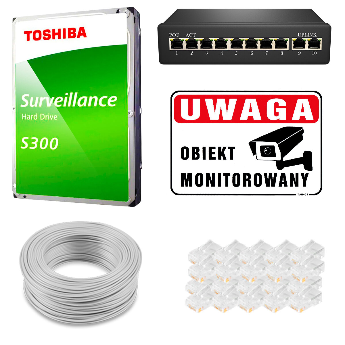 Monitoring IP BCS View 5Mpx 1TB H265 8x BCS-V-TIP16FSR3L3(2) 2.8mm IR 30m - obrazek 4