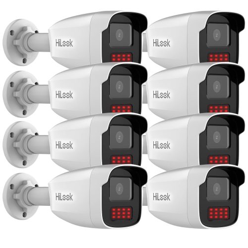 Zestaw kamer tubowych IP HiLook by Hikvision 8x PC...