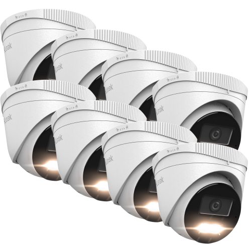 Zestaw kamer kopułowych IP  HiLook by Hikvision 8...