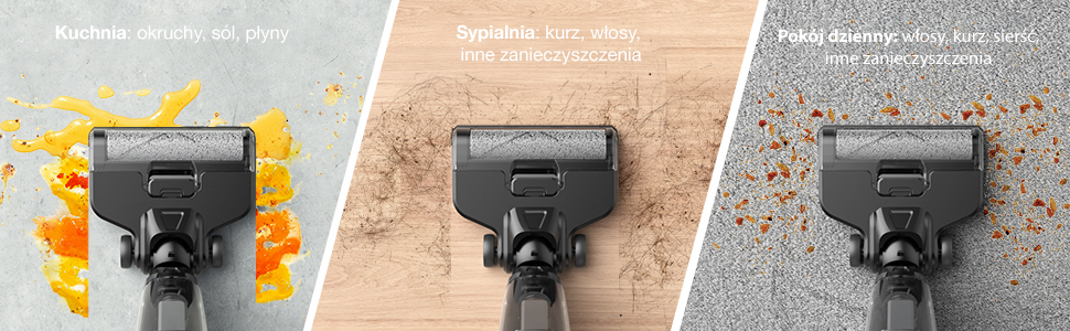 Odkurzacz pionowy z funkcją mopowania i suszenia R5 PRO | Bezprzewodowy | 4w1 | odkurzanie | zmywanie | suszenie - obrazek 4