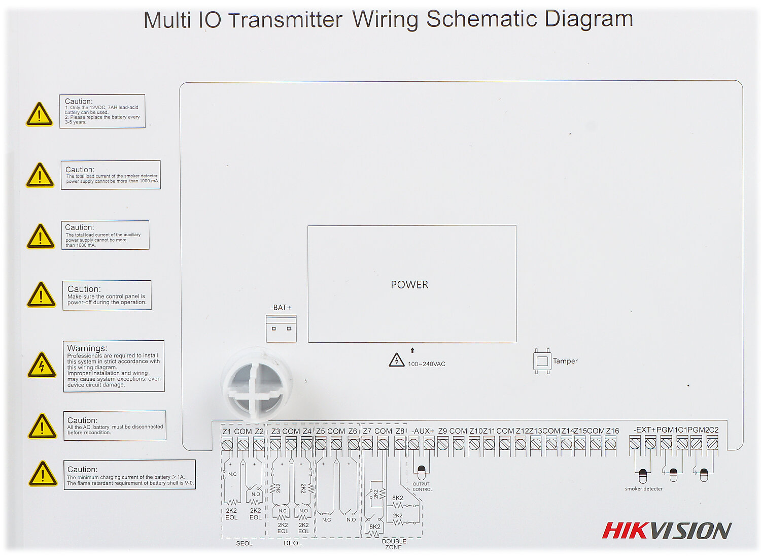 Bezprzewodowy ekspander WE/WY przewodowych AX PRO DS-PM1-I1602-WE Hikvision - obrazek 5