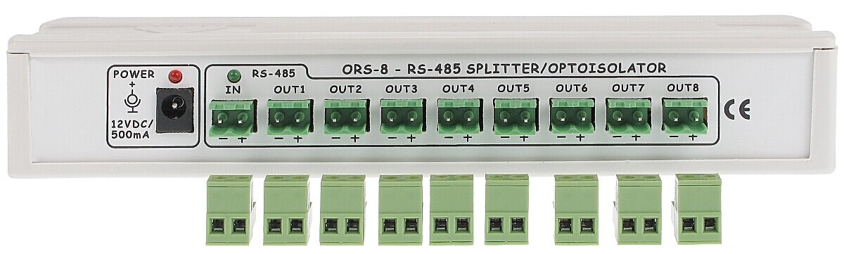 Rozgałęźnik RS-485 Z optoizolacją ORS-8 - obrazek 2