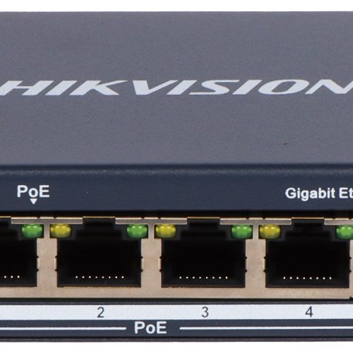 SWITCH POE DS-3E0505P-E 4-PORTOWY Hikvision