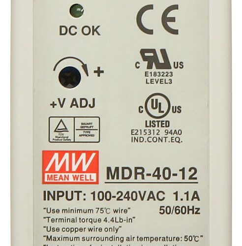 ZASILACZ IMPULSOWY MDR-40-12