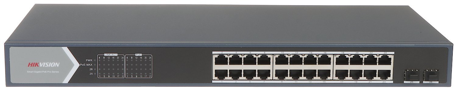 Switch poe DS-3E1526P-SI 24-portowy SFP Hikvision - obrazek 2