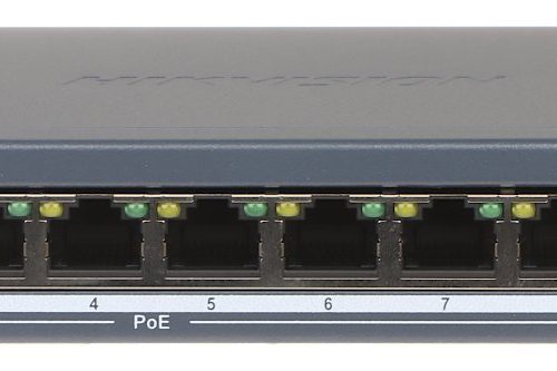 Switch PoE DS-3E0510P-E 8-portowy SFP Hikvision