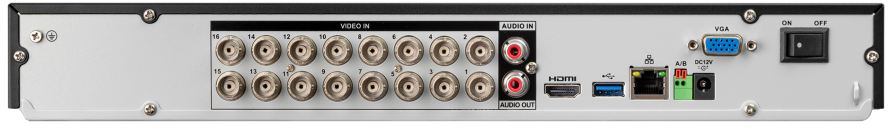 Rejestrator 16 kanałowy BCS-L-XVR1601-V jednodyskowy 5-systemowy HDCVI/AHD/TVI/ANALOG/IP - obrazek 3