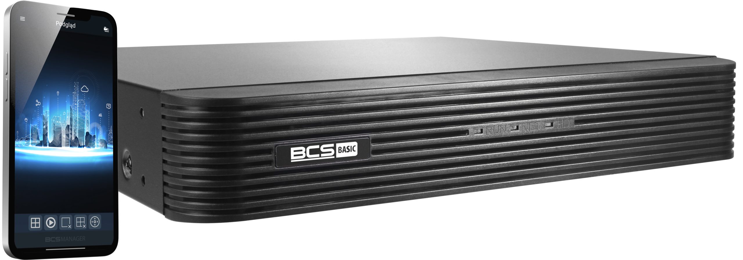 Sieciowy rejestrator 4 kanałowy BCS-B-NVR0401-4P(2.0) do 8Mpx wbudowany switch POE - obrazek 2