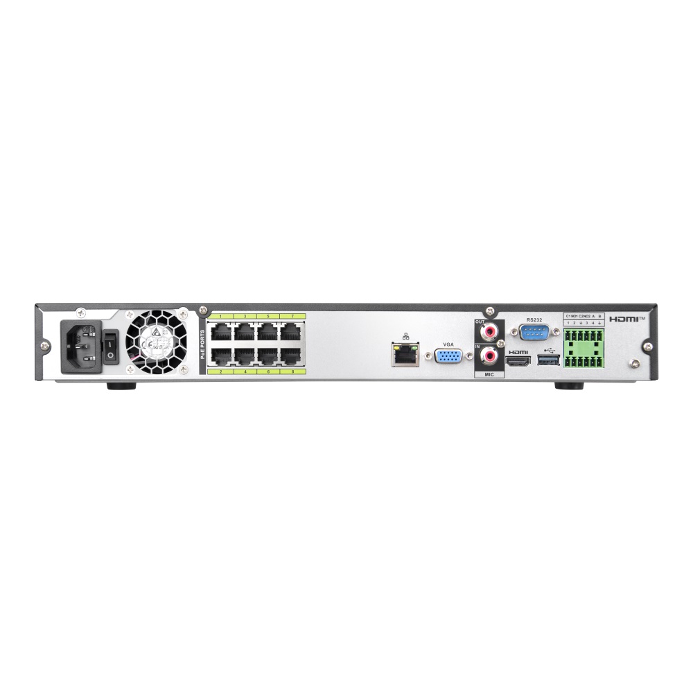 Rejestrator hybrydowy 8-kanałowy BCS-L-NVR0802-A-4K-8P - obrazek 5