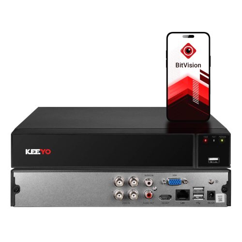 Rejestrator hybrydowy KEEYO LV-E-XVR-4CH-II 4 kana...