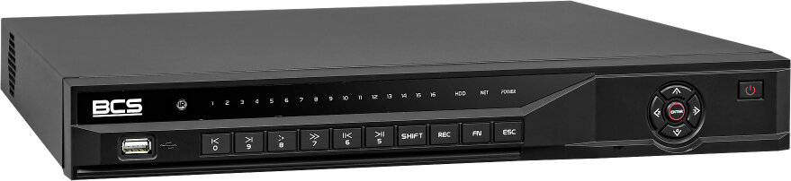 Rejestrator IP 16 kanałowy BCS-L-NVR1602-A-4K obsługa do 32Mpx - obrazek 2