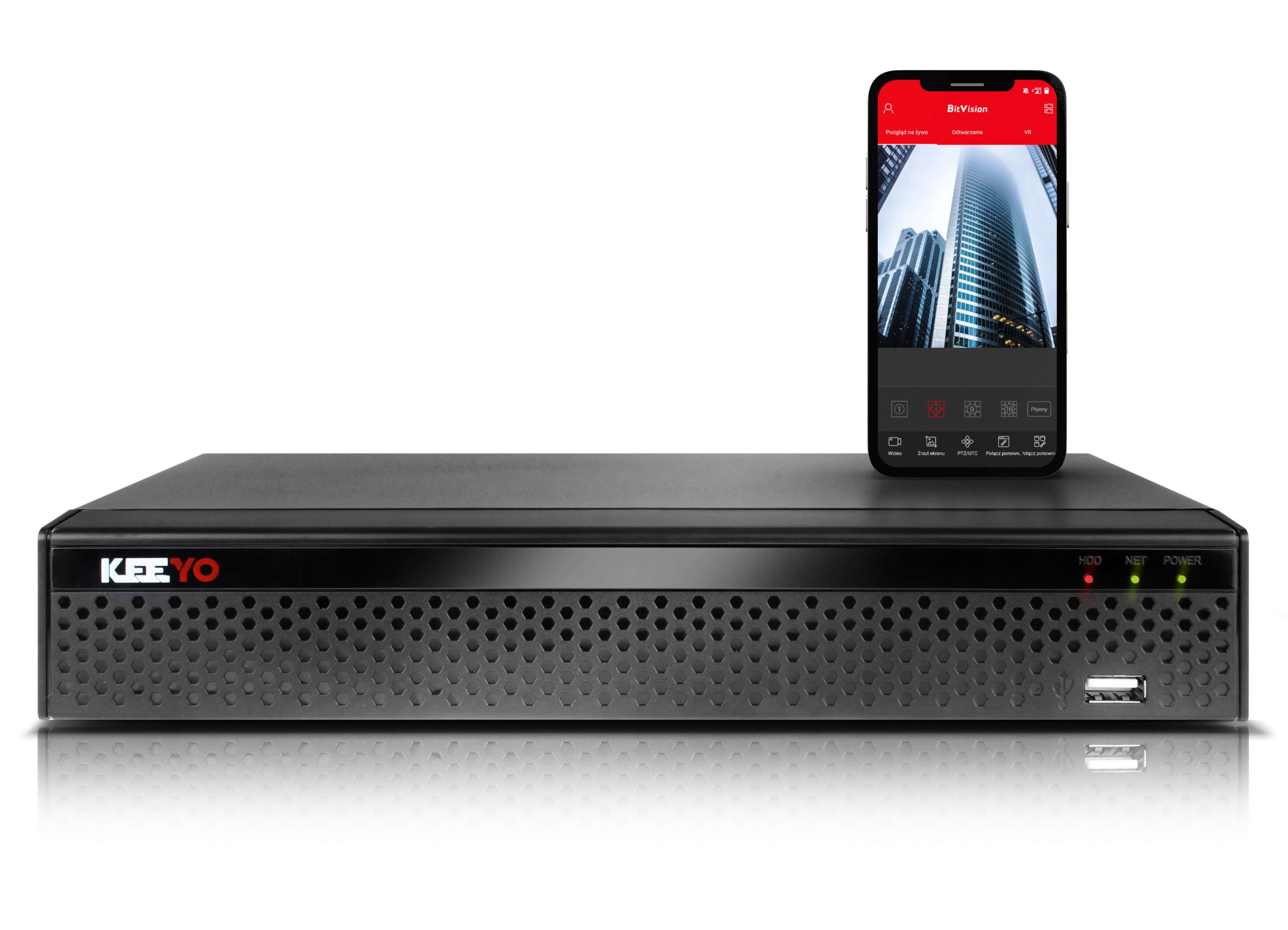 Zestaw do monitoringu 6x LV-E-AL5M25TF-G 5Mpx IR 25m LV-E-XVR-8CH KEEYO - obrazek 2