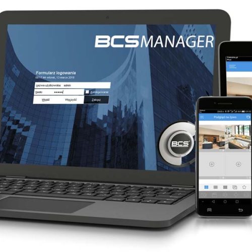 Zestaw monitoringu 6 kamer 5Mpx BCS-P-TIP15FSR5 IR...
