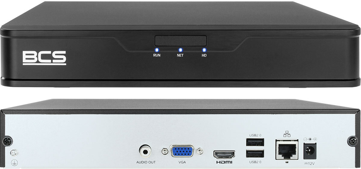 Zestaw do monitoringu 8x BCS-P-EIP14FSR3 4Mpx, BCS-P-NVR0801-4KE-III, akcesoria - obrazek 2