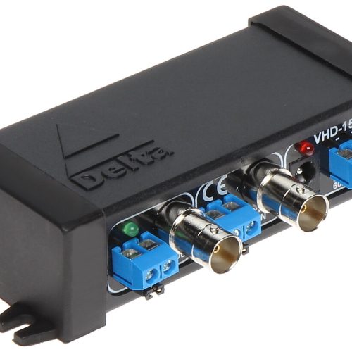 Repeater VHD-15 Wzmacniacz sygnału AHD, HD-CVI, H...