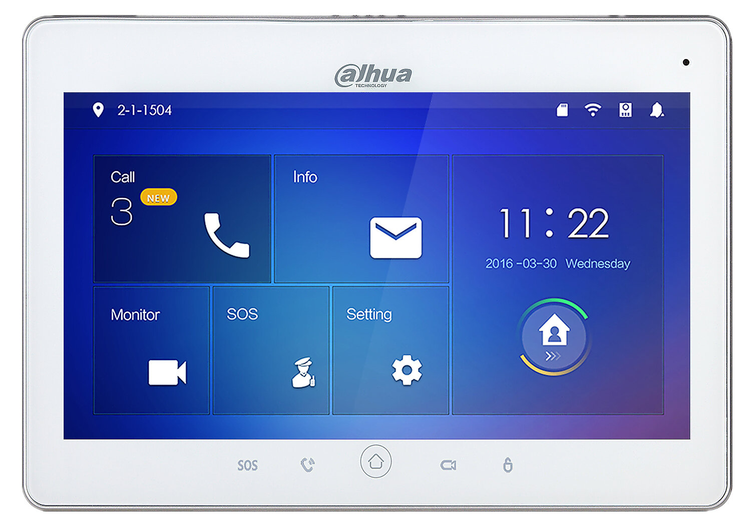 Panel wewnętrzny IP VTH5241DW-S2 Wi-Fi / IP Dahua