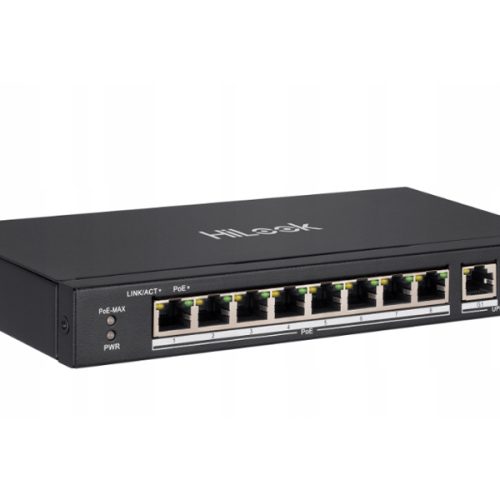 Switch SW-10-POE, 8+2, 8x 10/100 Mb/s, 60W HiLook ...