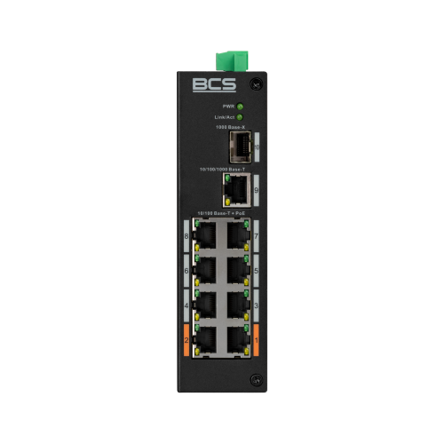 SWITCH POE BBCS-L-SP0801G-1SFP(2) 9 portowy