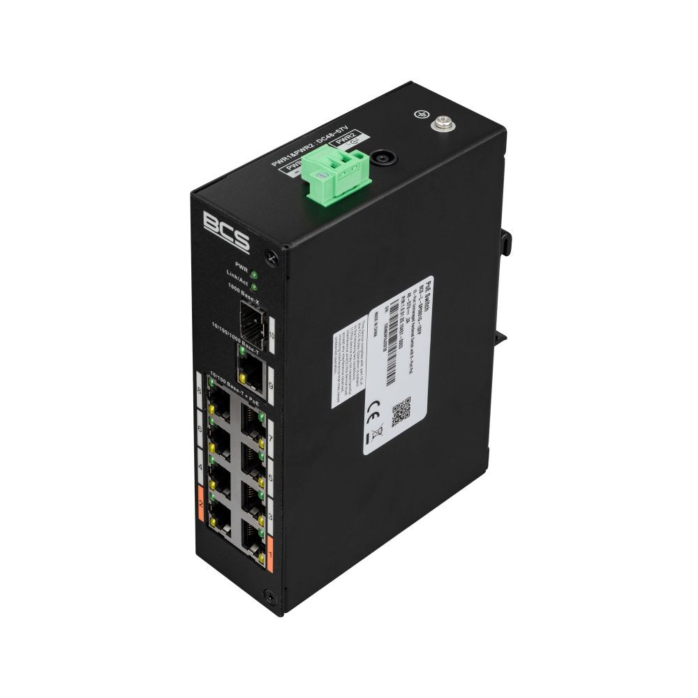 SWITCH POE BBCS-L-SP0801G-1SFP(2) 9 portowy - obrazek 5