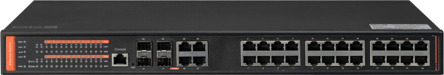 Switch PoE BCS-SP24G04G-4SFP-M BCS 24 portowy - obrazek 4