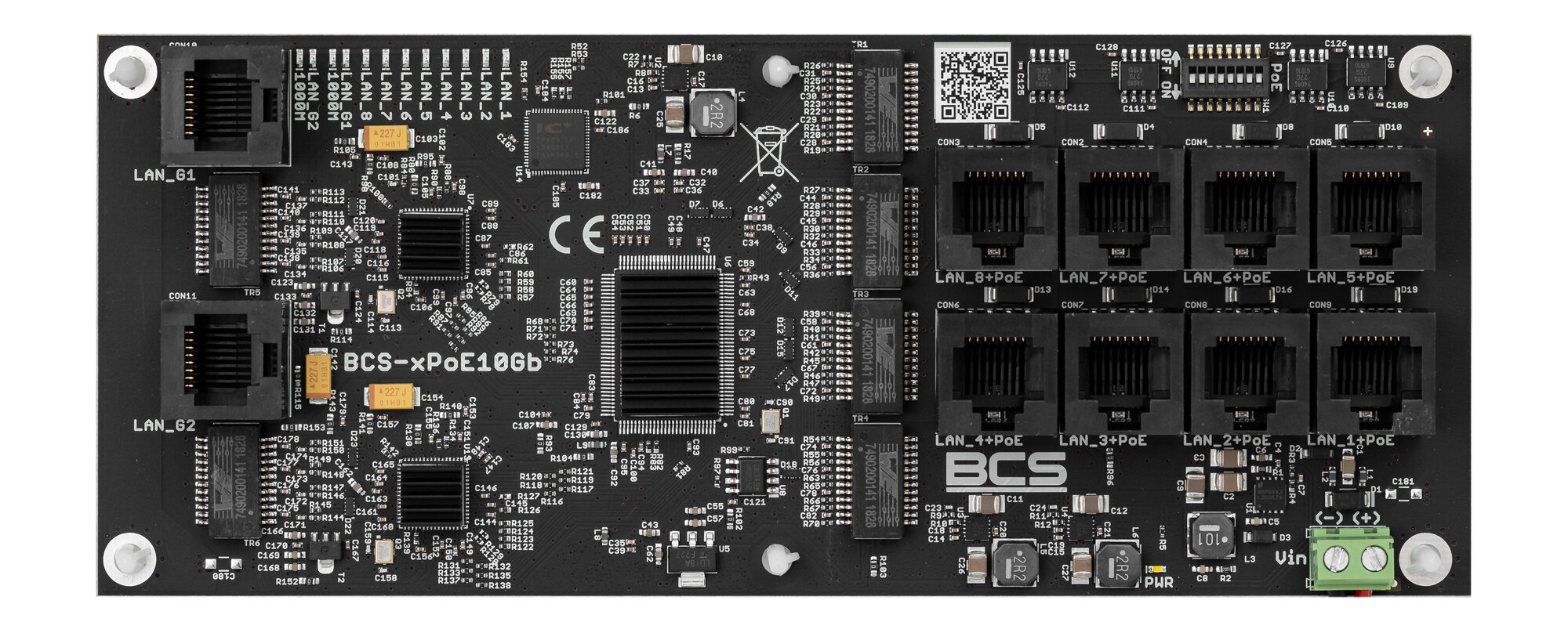 Switch PoE dla 10 kamer IP BCS-xPoE10Gb