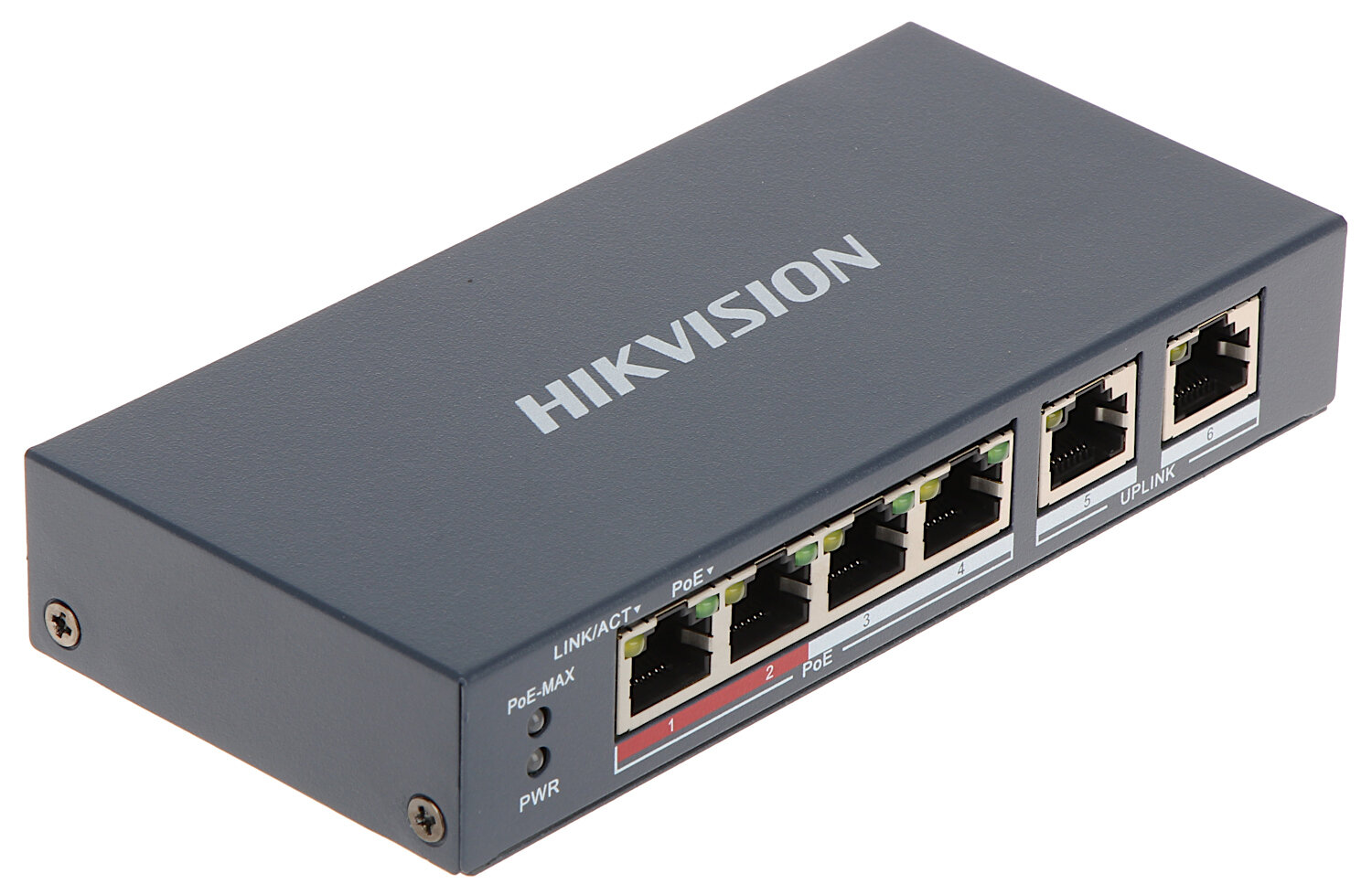 Switch POE DS-3E0106P-E/M 4-portowy Hikvision - obrazek 2