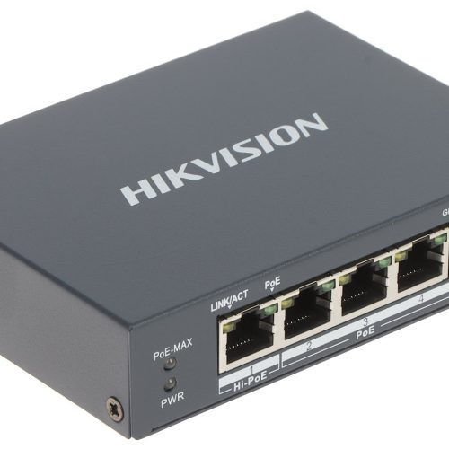 Switch POE DS-3E0505HP-E 4-PORTOWY Hikvision