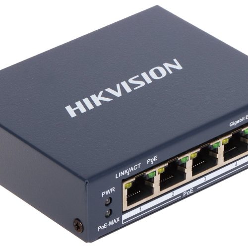 SWITCH POE DS-3E0505P-E 4-PORTOWY Hikvision