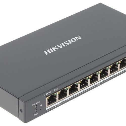 Switch POE DS-3E0510HP-E 8-PORTOWY SFP Hikvision