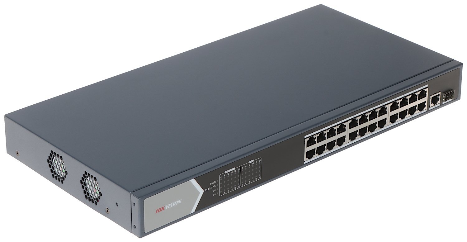 Switch poe DS-3E0526P-E 24-portowy SFP Hikvision
