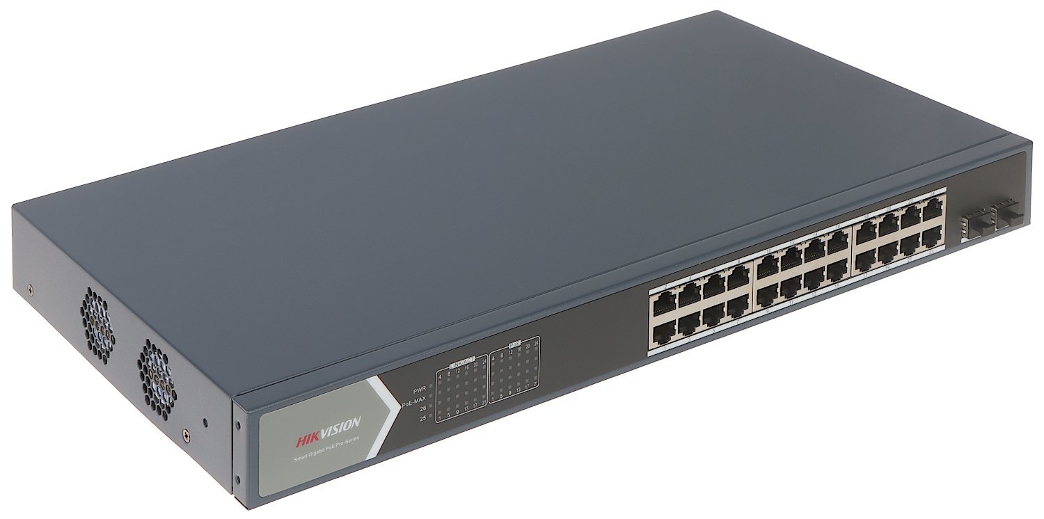 Switch poe DS-3E1526P-SI 24-portowy SFP Hikvision