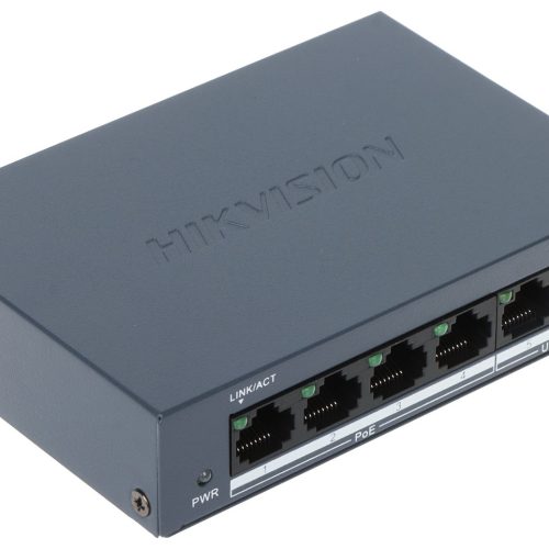 SWITCH POE DS-XS0106-P 4-PORTOWY Hikvision