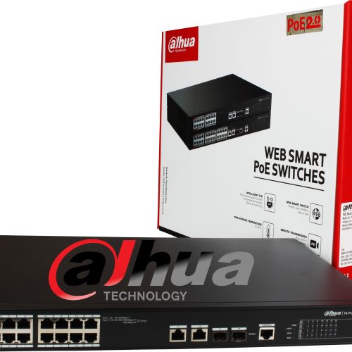 Switch PoE PFS4218-16ET-240 16-portowy SFP Dahua R...