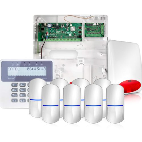 System alarmowy SATEL Perfecta 16, 8x Czujka, Mani...