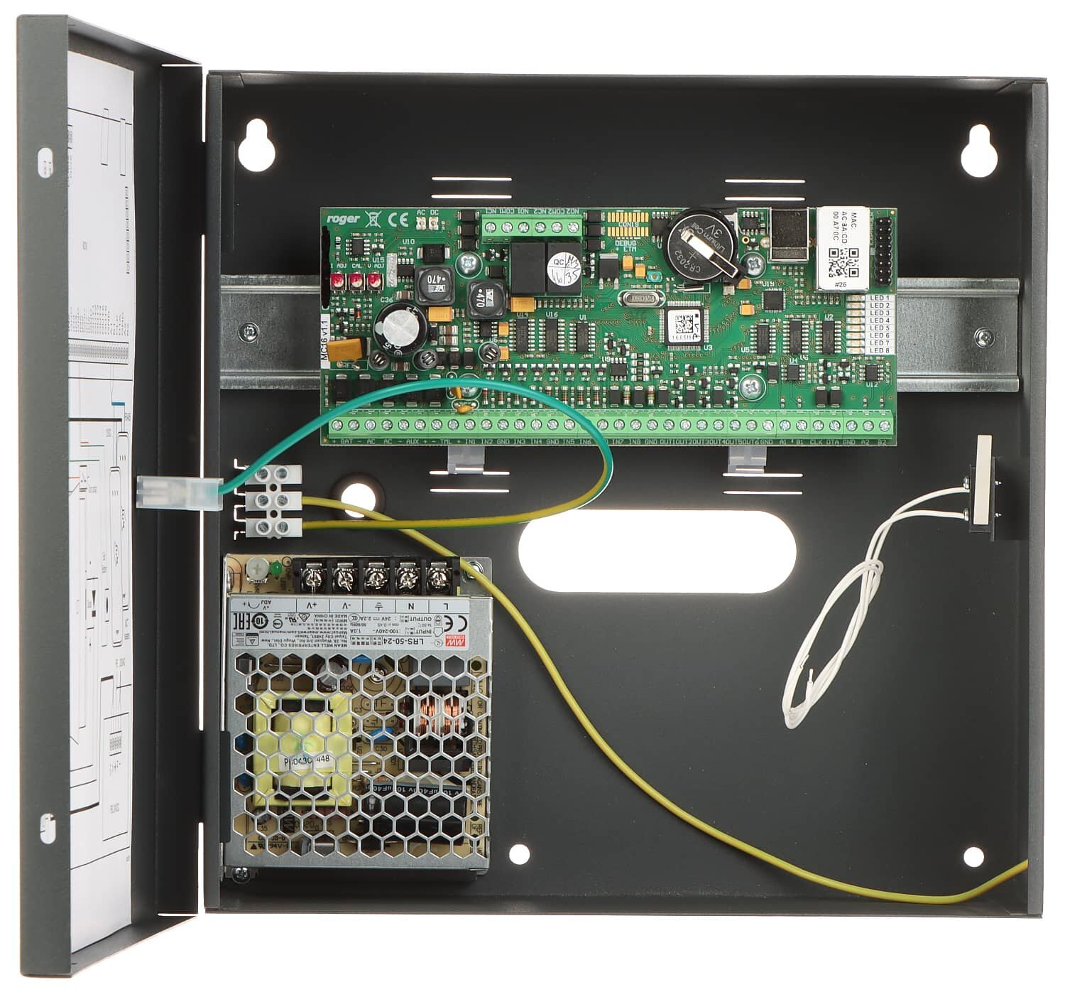 System rejestracji czasu pracy Roger Panel dotykowy wew. MD70 - obrazek 2