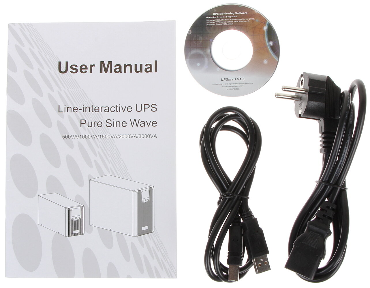 Zasilacz ups AT-UPS1000S-LCD 1000VA - obrazek 4