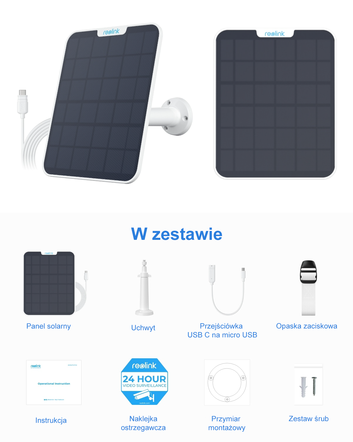 Panel solarny Reolink 6W do kamer z własnym zasilaniem - obrazek 10