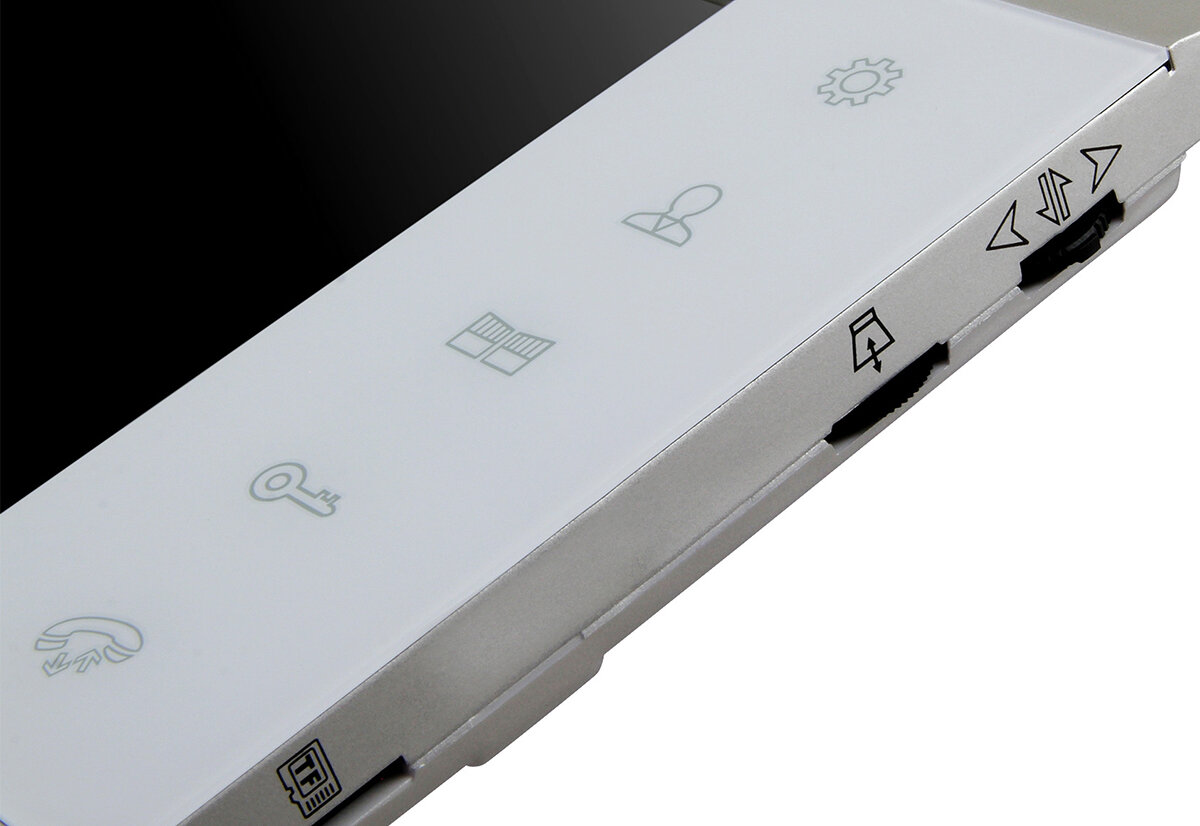 Wideodomofon Eura VDP-00C5 Biały, 2 wejścia, WiFi, Aplikacja, Czytnik - obrazek 4