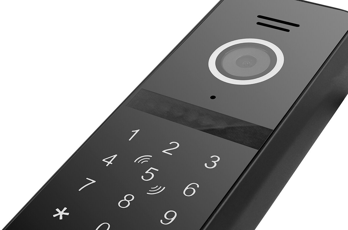 Wideodomofon Eura VDP-00C5 Biały, 2 wejścia, WiFi, Aplikacja, Czytnik - obrazek 6