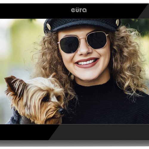 Wideodomofon EURA VDP-98C5 czarny, dotykowy, LCD 1...