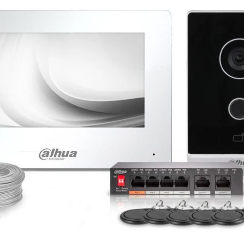 Wideodomofon IP Dahua VTH2621GW-WP/VTO2211G-WP, Sw...
