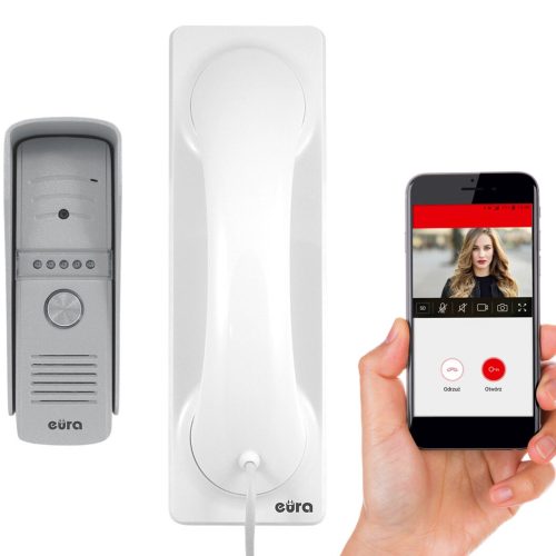 Wideodomofon EURA VDP-50A3 PROXIMA Biały, WiFi, A...